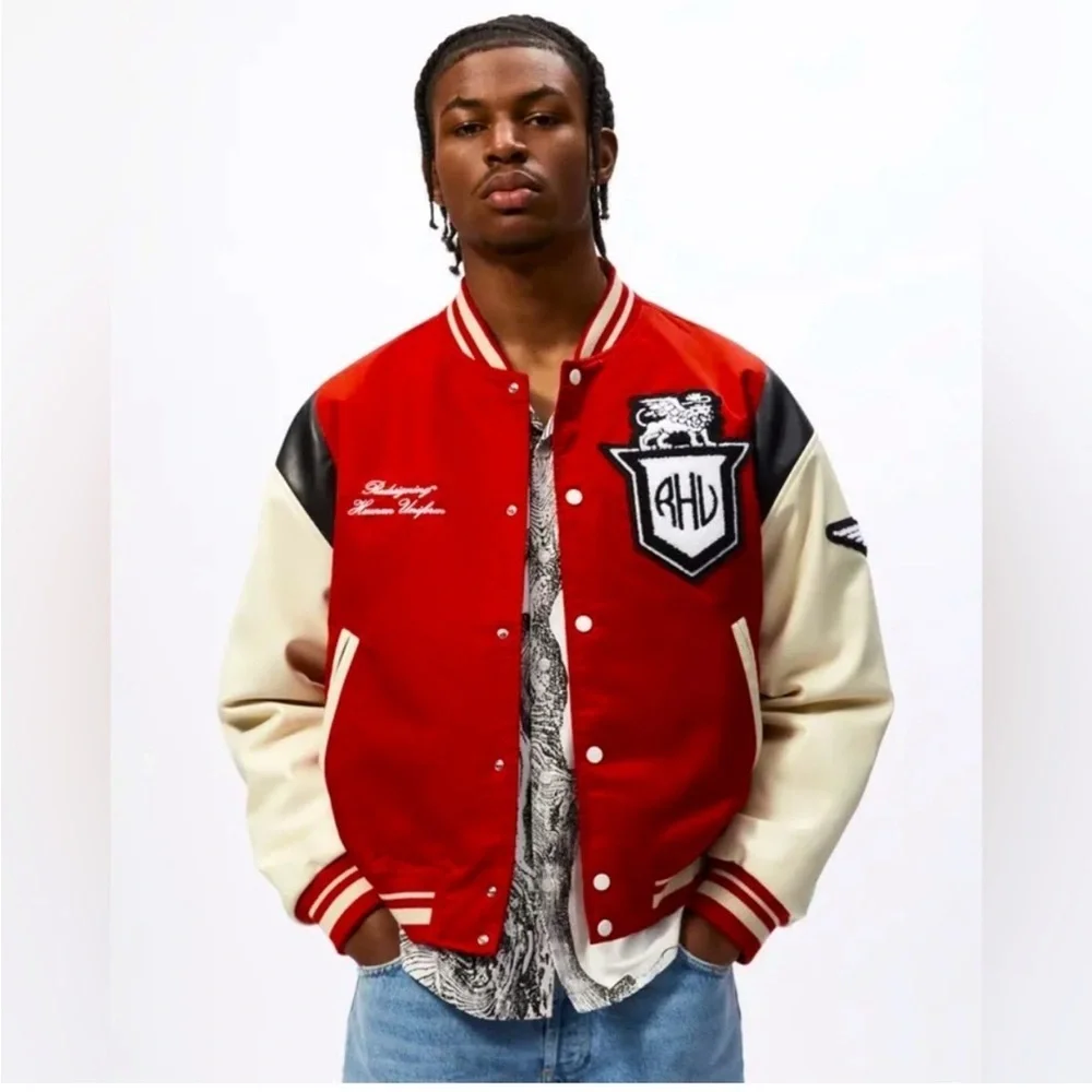 NWT ZARA X RHUIGI LIMITED EDITION LEATHER BOMBER JACKET
